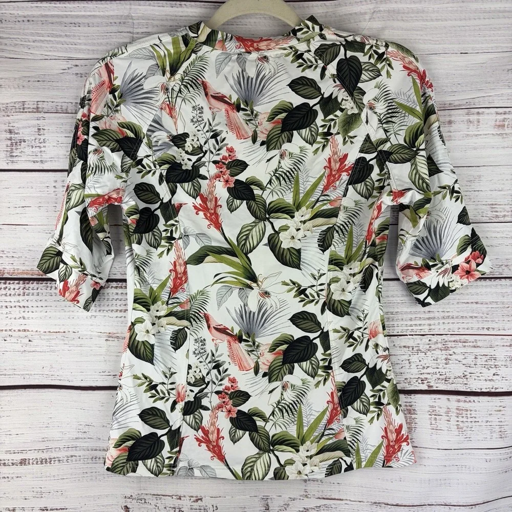 Nip Tuck Swim 8 Full Zip Sun Safe Top UPF 50 Isle of Waimea Swimwear